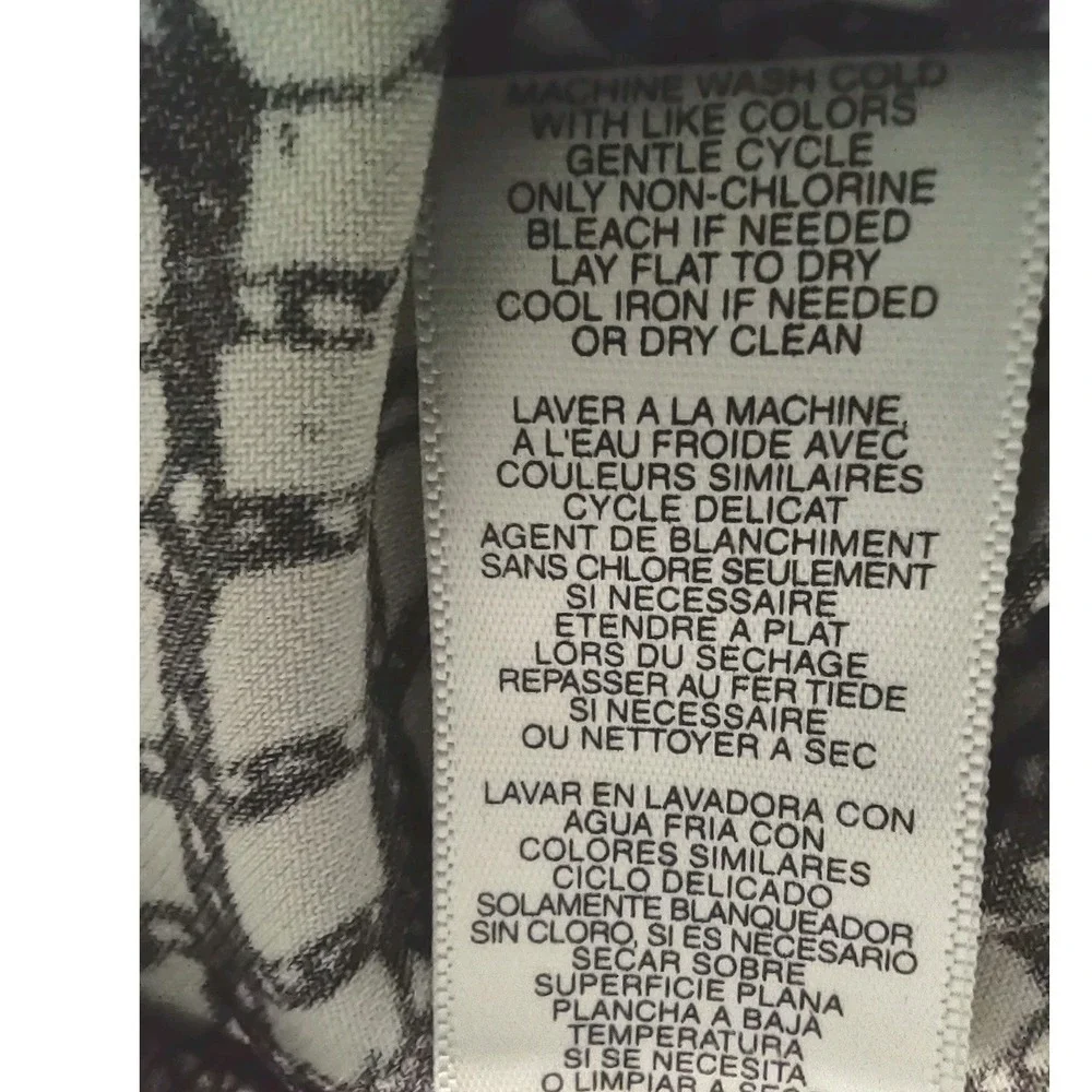 Michael‎ Kors Shirt Women's Size 2X Multicolor Classic Top Round Neck  Round Hem